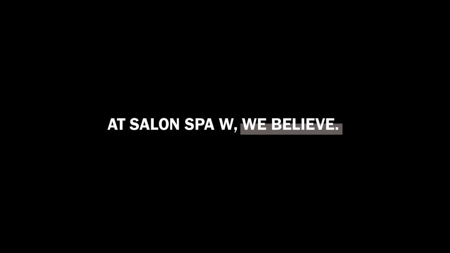 landing page for Salon Spa